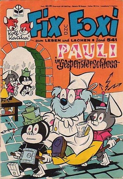 Cover for Fix und Foxi (Pabel Verlag, 1953 series) #541