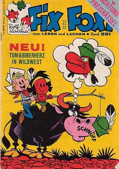 Cover for Fix und Foxi (Gevacur, 1966 series) #551