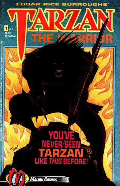 Cover for Tarzan the Warrior (Malibu, 1992 series) #1