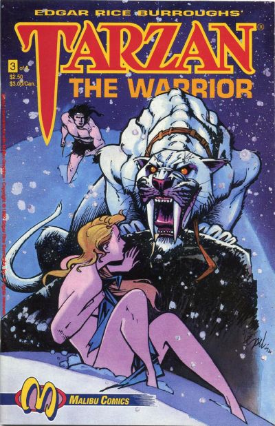 Cover for Tarzan the Warrior (Malibu, 1992 series) #3