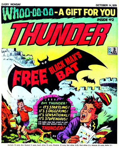Cover for Thunder (IPC, 1970 series) #2