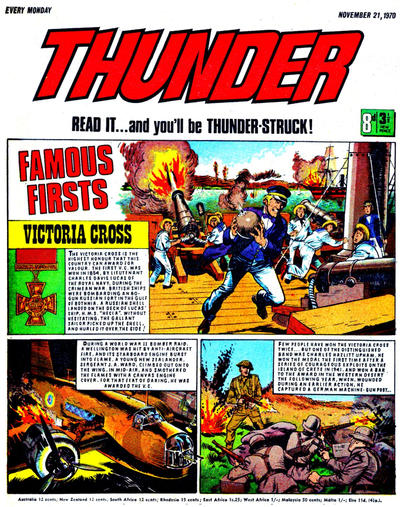 Cover for Thunder (IPC, 1970 series) #6