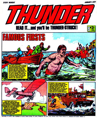 Cover for Thunder (IPC, 1970 series) #12