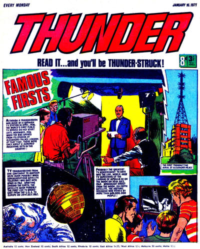 Cover for Thunder (IPC, 1970 series) #14