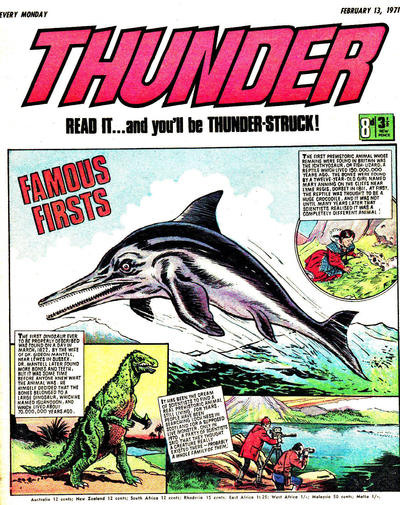 Cover for Thunder (IPC, 1970 series) #18