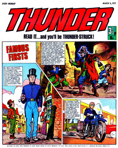 Cover for Thunder (IPC, 1970 series) #21