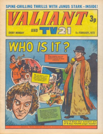 Cover for Valiant and TV21 (IPC, 1971 series) #5th February 1972
