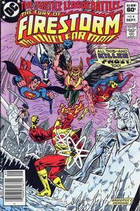 Cover for The Fury of Firestorm (DC, 1982 series) #4 [Newsstand]