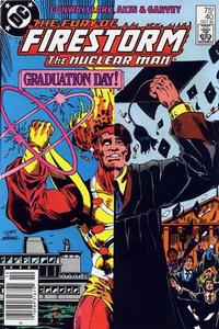 Cover Thumbnail for The Fury of Firestorm (DC, 1982 series) #40 [Newsstand]