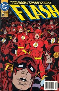 Cover Thumbnail for Flash (DC, 1987 series) #74 [Newsstand]
