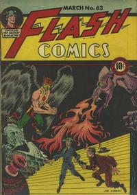 Cover Thumbnail for Flash Comics (DC, 1940 series) #63