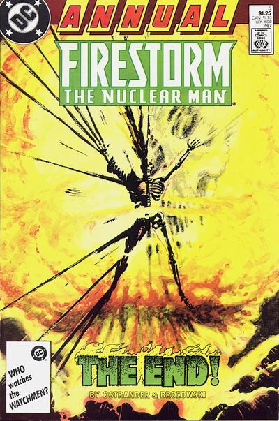 Cover for Firestorm Annual (DC, 1987 series) #5 [Direct]