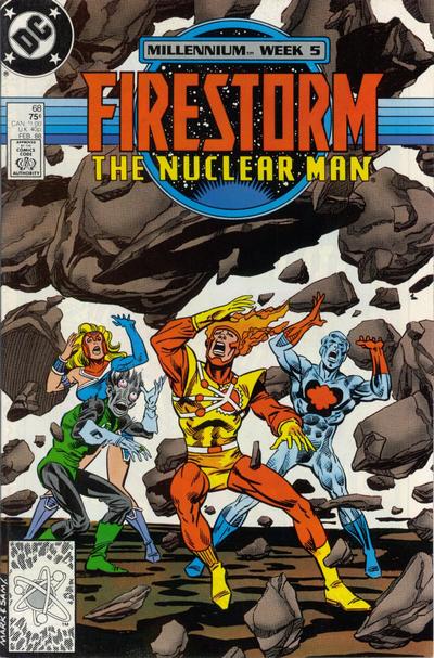 Cover for Firestorm the Nuclear Man (DC, 1987 series) #68 [Direct]