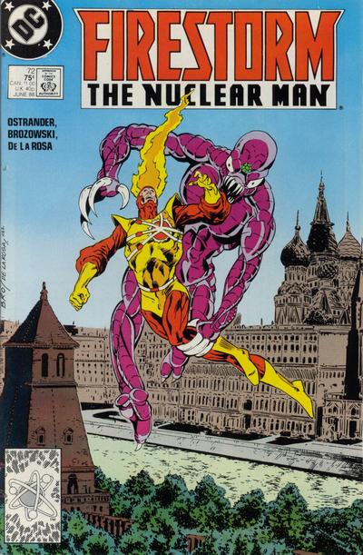 Cover for Firestorm the Nuclear Man (DC, 1987 series) #72 [Direct]