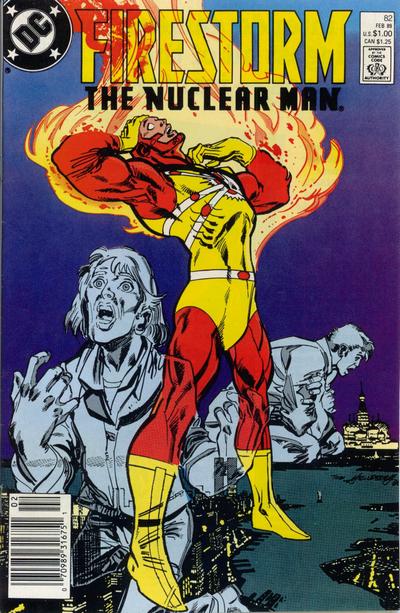 Cover for Firestorm the Nuclear Man (DC, 1987 series) #82 [Newsstand]