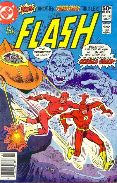 Cover for The Flash (DC, 1959 series) #295 [Newsstand]