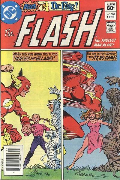 Cover for The Flash (DC, 1959 series) #308 [Newsstand]