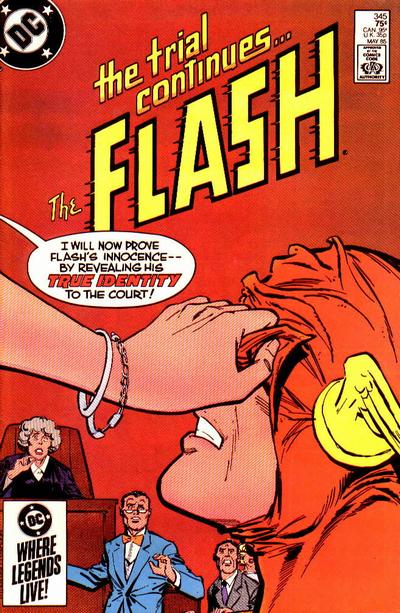 Cover for The Flash (DC, 1959 series) #345 [Direct]
