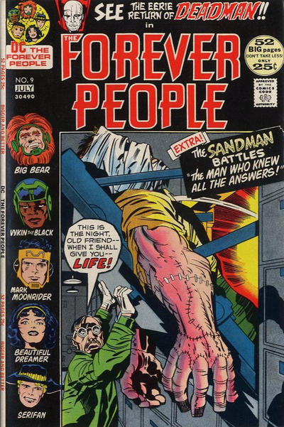 Cover for The Forever People (DC, 1971 series) #9