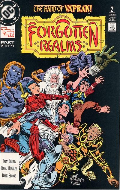 Cover for Forgotten Realms Comic Book (DC, 1989 series) #2 [Direct]