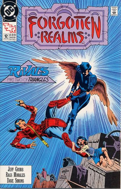 Cover for Forgotten Realms Comic Book (DC, 1989 series) #12 [Direct]