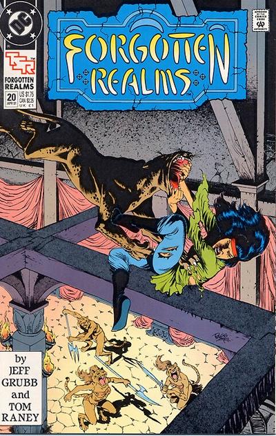 Cover for Forgotten Realms Comic Book (DC, 1989 series) #20 [Direct]