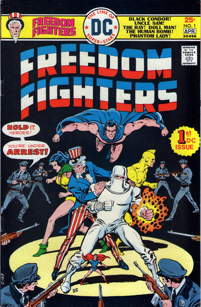 Cover for Freedom Fighters (DC, 1976 series) #1