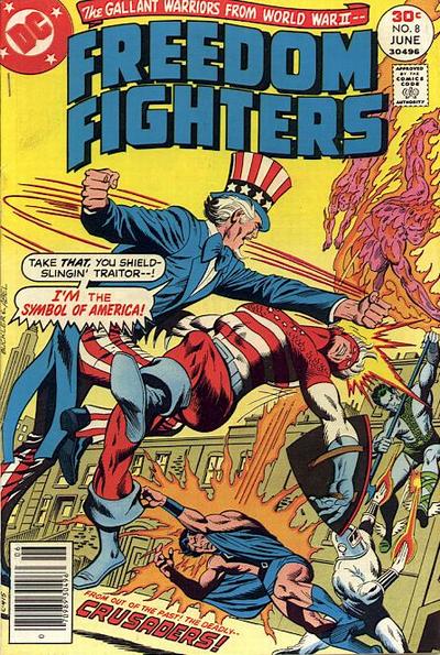 Cover for Freedom Fighters (DC, 1976 series) #8