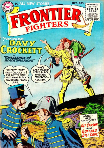 Cover for Frontier Fighters (DC, 1955 series) #1