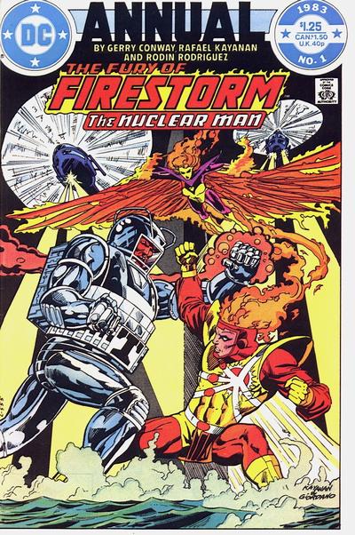 Cover for Fury of Firestorm Annual (DC, 1983 series) #1 [Direct]