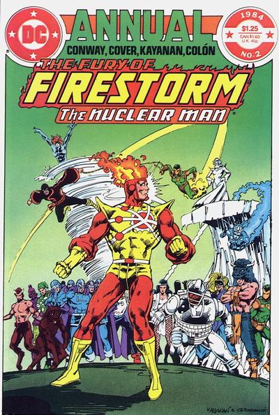 Cover for Fury of Firestorm Annual (DC, 1983 series) #2 [Direct]