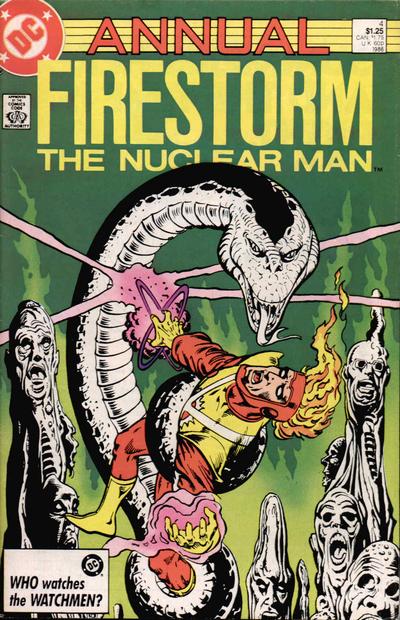 Cover for Fury of Firestorm Annual (DC, 1983 series) #4 [Direct]