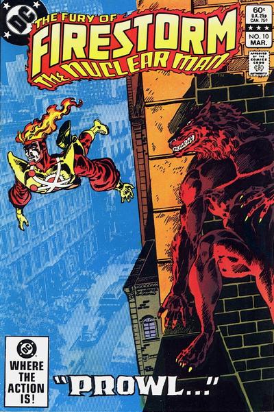 Cover for The Fury of Firestorm (DC, 1982 series) #10 [Direct]