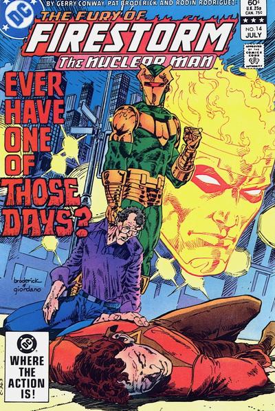 Cover for The Fury of Firestorm (DC, 1982 series) #14 [Direct]