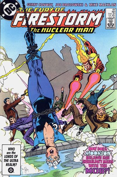 Cover for The Fury of Firestorm (DC, 1982 series) #49 [Direct]