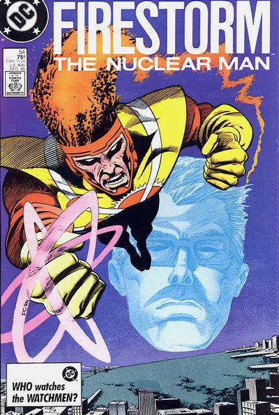 Cover for The Fury of Firestorm (DC, 1982 series) #54 [Direct]