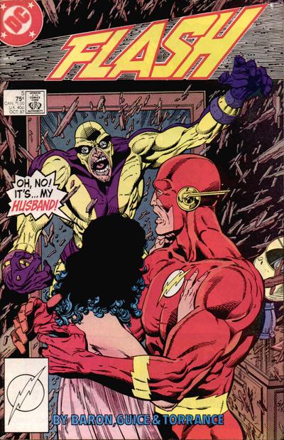 Cover for Flash (DC, 1987 series) #5 [Direct]
