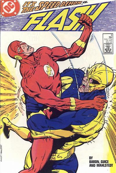 Cover for Flash (DC, 1987 series) #6 [Direct]