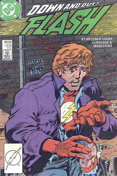 Cover for Flash (DC, 1987 series) #20 [Direct]