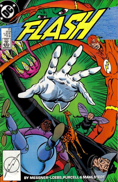 Cover for Flash (DC, 1987 series) #23 [Direct]