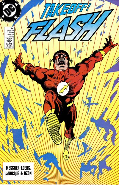 Cover for Flash (DC, 1987 series) #24 [Direct]