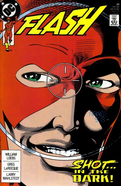 Cover for Flash (DC, 1987 series) #30 [Direct]