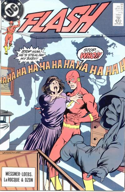 Cover for Flash (DC, 1987 series) #33 [Direct]