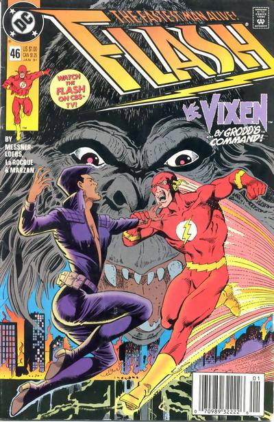 Cover for Flash (DC, 1987 series) #46 [Newsstand]