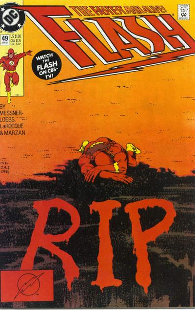 Cover for Flash (DC, 1987 series) #49 [Direct]
