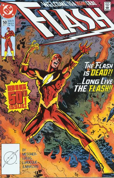 Cover for Flash (DC, 1987 series) #50 [Direct]