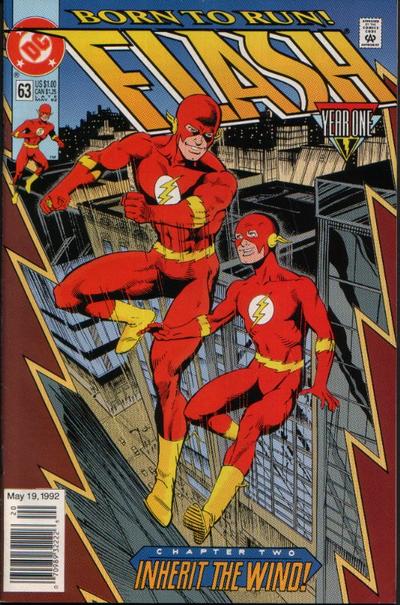 Cover for Flash (DC, 1987 series) #63 [Newsstand]