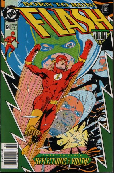 Cover for Flash (DC, 1987 series) #64 [Newsstand]
