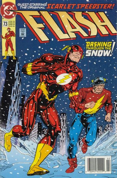 Cover for Flash (DC, 1987 series) #73 [Newsstand]