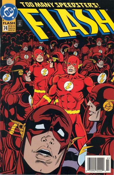Cover for Flash (DC, 1987 series) #74 [Newsstand]